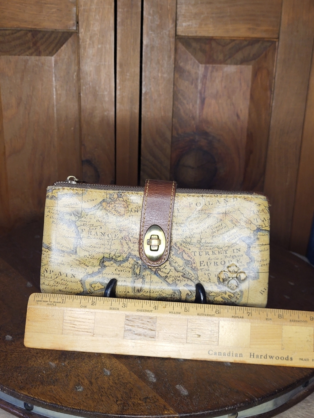 Patricia Nash Leather Wallet  European Map - Picture 4 of 16